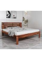 Home Edge Aelinia Queen Bed Without Storage (Teak)