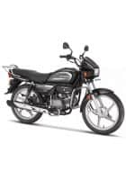 Hero Splendor Plus Self With Alloy Wheel (Black With Silver)