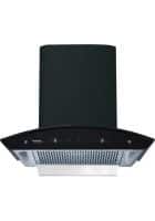 Hindware 60 cm Oasis Auto Clean Chimney with Motion Sensor (Black)