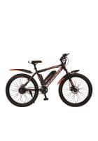 Hippo 2020 Electric Bike with Front Suspension and Dual DISC Brake For Mens Bicycle (Black and Orange)