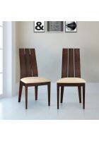 Home Town Carlton Solidwood Dining Chair Set of 2 in Burn Beech Colour