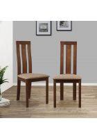 Home Town Delton Solidwood Dining Chair Set of 2 in Burn Beech Colour