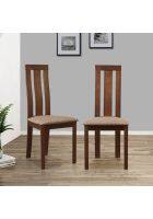 Home Town Delton Solidwood Dining Chair Set of 2 in Burn Beech Colour