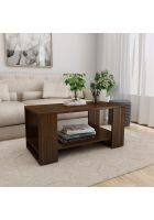 Home Town Noir Engineered Wood Center Table in Walnut Colour