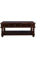 Home Town Tuskar Solidwood Center Table in Walnut Colour