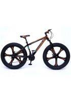 Hydra Megatron Mountain Bike Wheel Size 26T Dual Disc Brake Multi Speed (Black)