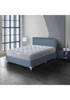 Hypnos Allure Ortho Luxury 6 inch Medium Firm Double Size Pocketed Spring Mattress Blue Orange (72x48x06)