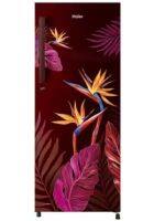 Haier 188 L 5 Star Direct Cool Single Door Refrigerator Red Crane (HRD-1955CRC-E)