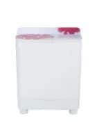 Haier 8.5 kg Semi Automatic Top Load Washing Machine Red Roses (HTW85-178BK)