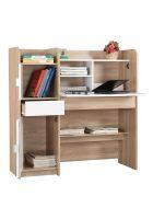 Home Town Florence Engineered Wood Study Table in White Colour