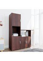 Nilkamal Edgar Storage Cabinet (Walnut)