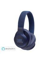 JBL Live 500BT Wireless Over-Ear Google and Alexa Voice Enabled Headphones (Blue)