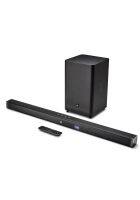 JBL Bar 2.1 Soundbar With Wireless Subwoofer (300 Watts, 4 Woofers, Dolby Digital, Surround Sound)