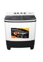 Kinger 9.5 Kg Semi Automatic Top Loading Washing Machine (Grey)