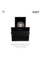 Kaff Filter Less Dry Heat Clean Slide Shaped Mall Mounted Chimney Black (Nobelo TX DHC 75)