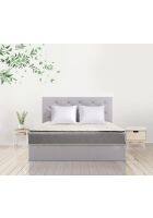 Kurl-on Plush Top 6 Inch PU Foam King Size Bonnell Spring Mattress (Multicolor,78 x 72 Inch)