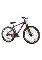 Leader XR-5 29T 21 Speed Alloy MTB cycle with Dual Disc Brake and Front Suspension (Black)