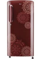 LG 185 L 3 Star Direct Cool Single Door Refrigerator Ruby Regal (GL-B201ARRD)