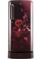 LG 185 L 5 Star Direct Cool Single Door Refrigerator Scarlet Euphoria (GL-D201ASEU)