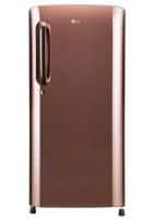 LG 190 L 3 Star Direct Cool Single Door Refrigerator Amber Steel (GL-B201AASC)