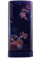LG 190 L 4 Star Direct Cool Single Door Refrigerator Blue Plumeria (GL-D201ABPX)