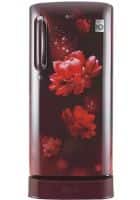 LG 190 L 4 Star Direct Cool Single Door Refrigerator Scarlet Charm (GL-D201ASCY)
