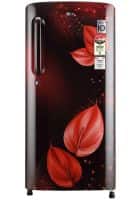 LG 190 L 4 Star Direct Cool Single Door Refrigerator Scarlet Victoria (GL-B201ASVY)