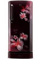 Lg 190 L 5 Star Direct Cool Single Door Refrigerator Scarlet Plumeria (GL-D201ASPZ)