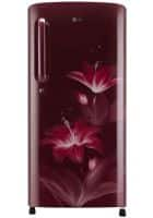 LG 190 L 5 Star Direct Cool Single Door Refrigerator Ruby Glow (GL-B201ARGY)