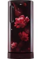 LG 215 L 5 Star Direct Cool Single Door Refrigerator Scarlet Charm (GL-D221ASCZ)