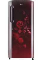 LG 224 L Direct Cool Single Door 4 Star Refrigerator Scarlet Euphoria (GL-B241ASEY)