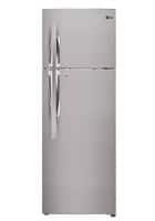 LG 284 L Frost Free Double Door Refrigerator (GL-T302RPZX, Shiny Steel)