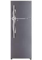 LG 335 L 2 Star Frost Free Double Door Refrigerator Shiny Steel (GL-T372JPZU)
