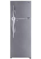 LG 335 L 2 Star Frost Free Double Door Refrigerator Shiny Steel (GL-T372LPZU)