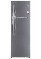 LG 360 L 2 Star Frost Free Double Door Refrigerator Shiny Steel (GL-S402RPZY)