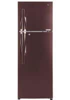 LG 360 L 4 Star Frost Free Double Door Refrigerator Amber Steel (GL-T402JASN)