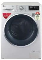 LG 8 kg Fully Automatic Front Load Washing Machine Silver (FHT1408ANL)