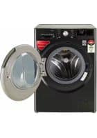 LG 9 kg Fully Automatic Front Load Washing Machine Black Steel (FHV1409ZWB)