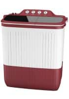 Lloyd 7.5 kg 5 Star Semi Automatic Top Load Washing Machine Maroon GLWMS75BDMEL