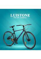 Luistone Hybrid Blue Cycle 700C with Dual Disc Brake and Rigid Suspension