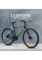 Luistone Hybrid Green Cycle 700C with Dual Disc Brake and Rigid Suspension