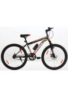 Leader Cycles Beast MTB 26T Single Speed Disc Brake Mountain Bicycle For Men (Matt Black)