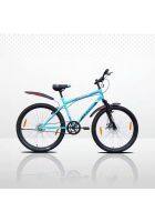 Leader Scout 26T Single Speed Front Disc Brake Bicycle For Men (Sea Green)