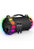 Matata MTMP110 True 15 W Portable Wireless Bluetooth Speaker with Karaoke Word with 2 Mic