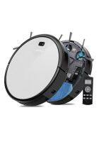 Milagrow SilverFox 21 Dry And Wet Robotic Vacuum Cleaner With Remote Control, 4 Cleaning Modes And Self-Charging (Black And White)