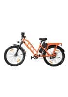 Motovolt HUM (Regular) Standard 25 Km Without GPS Electric Bicycle (Orange)