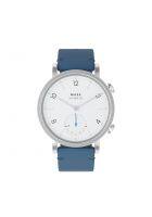 Muse Modernist Hybrid Smart Watch 36 mm (Shiny Silver White)
