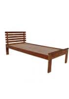 Natural Living Cleopatra Wooden Single Bed (Teak)