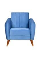 Nilkamal Meville 1 Seater Fabric Sofa (Powder Blue)