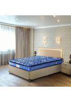Peps Springkoil Bonnell Pillow King Size S Spring Mattress Blue 2 Pillows (80 x 72 x 10)